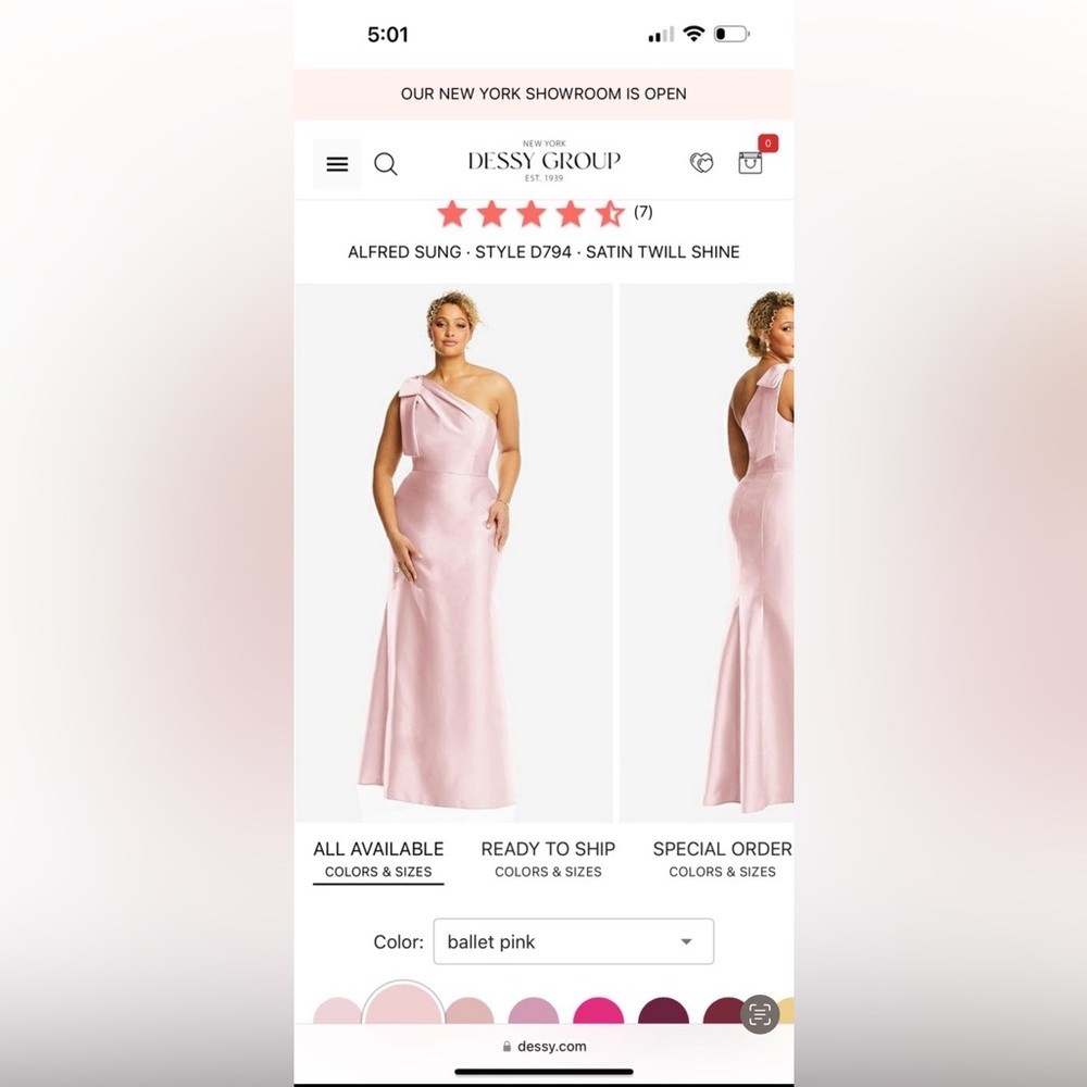 Elegant Pink One-Shoulder Dress
